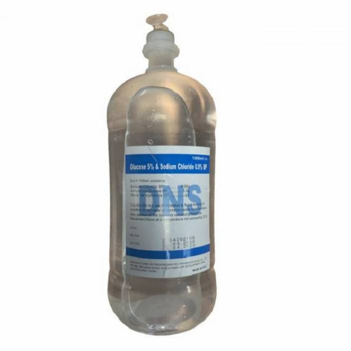 0.9% Sodium Chloride and 5% Glucose Intravenous Infusion 500ml / 1000ml