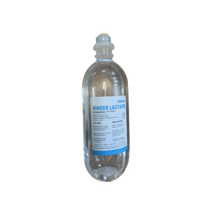 Sodium Lactate Ringer Injection Plastic bottle Nutrition Infusion 500ML